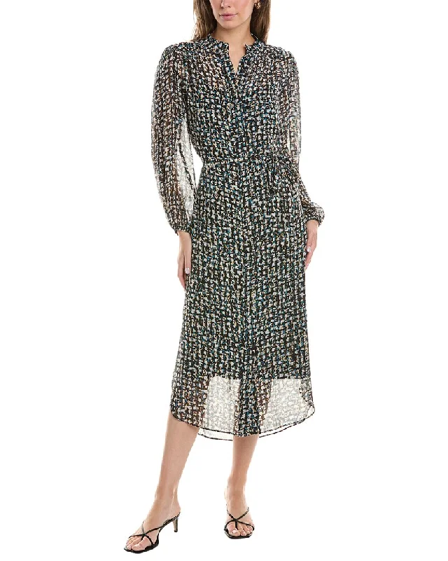 Midnight Madness Maggy London Waist Tie Midi Dress
