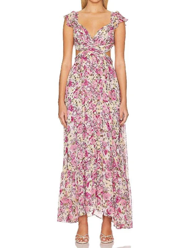 Buy Now Primrose Dress In Pink Multi