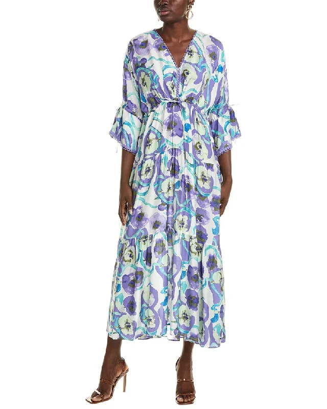 Bargain Blast Diane von Furstenberg Boris Silk-Blend Midi Dress