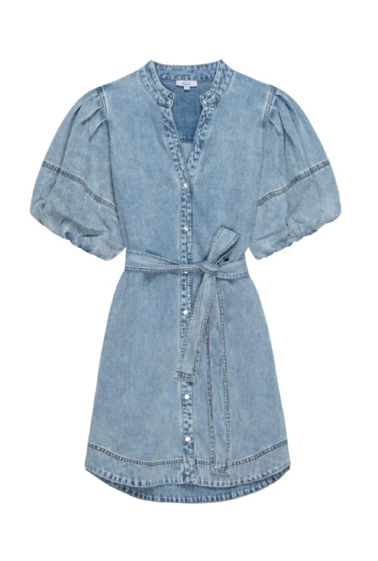Closeout Kingsley Dress In Faded Indigo