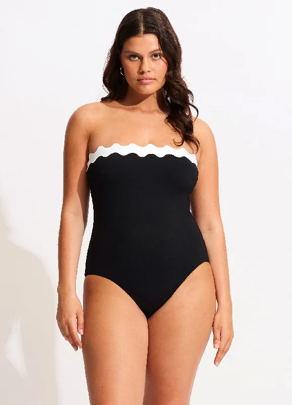 Price Reduction Gia Ric Rac One Piece - Black