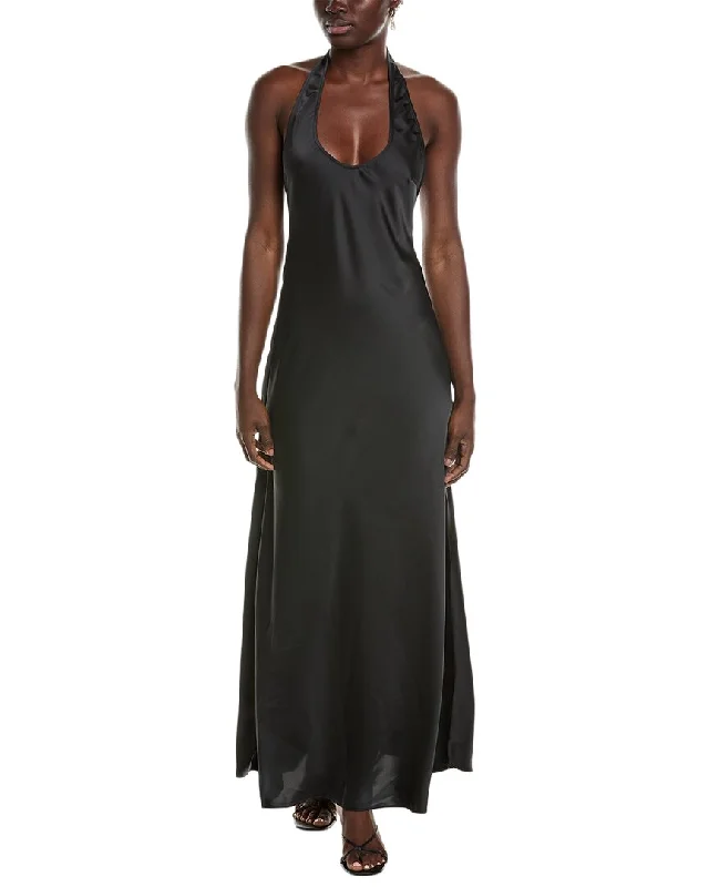 Overstock Sale WeWoreWhat Halter Scoop Midi Dress