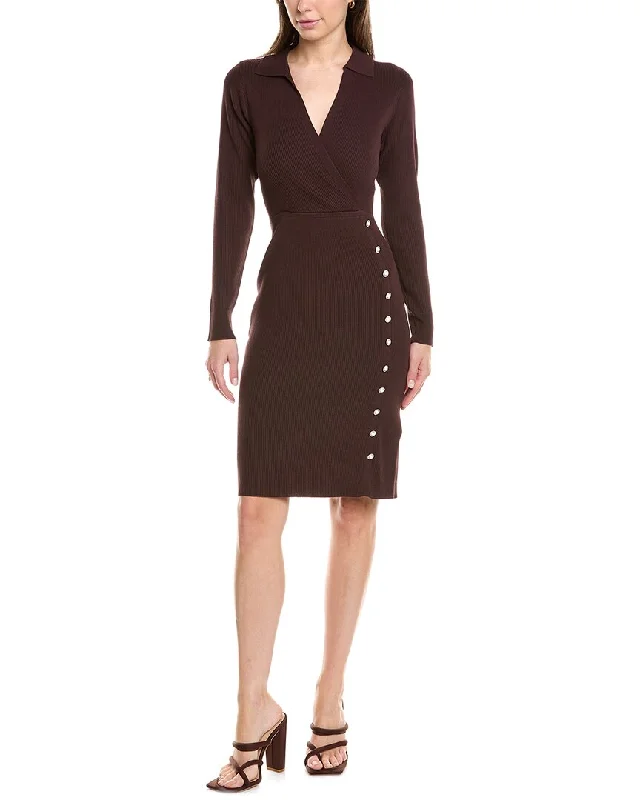 Final Clearance Nanette Nanette Lepore Surplice Sweaterdress