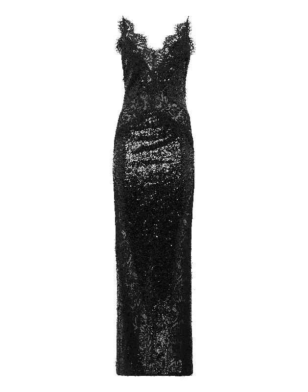 Weekend Special Long Dress with Crystals