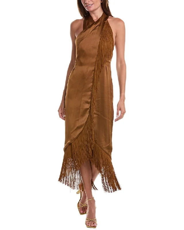 Closeout BCBGMAXAZRIA Fringe Cocktail Dress