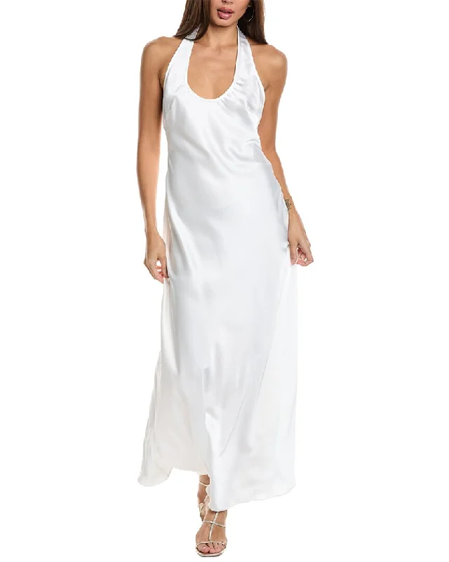 Exclusive Access WeWoreWhat Halter Scoop Midi Dress