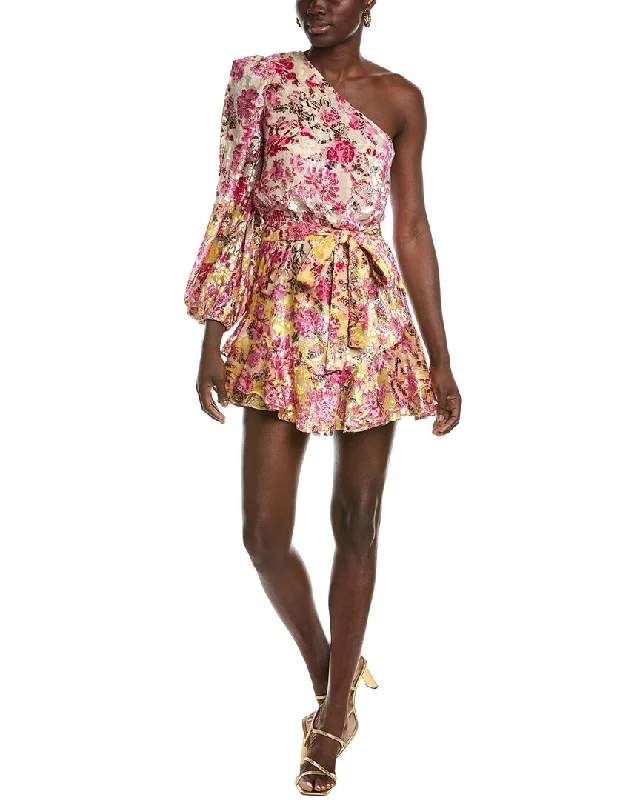 Savings Galore Hemant & Nandita One-Shoulder Mini Dress