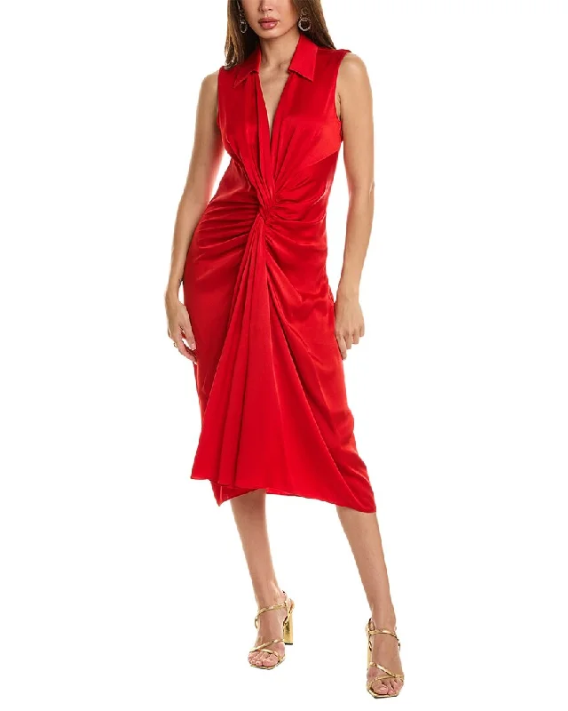 Price Buster Michael Kors Collection Techno Charm Midi Dress