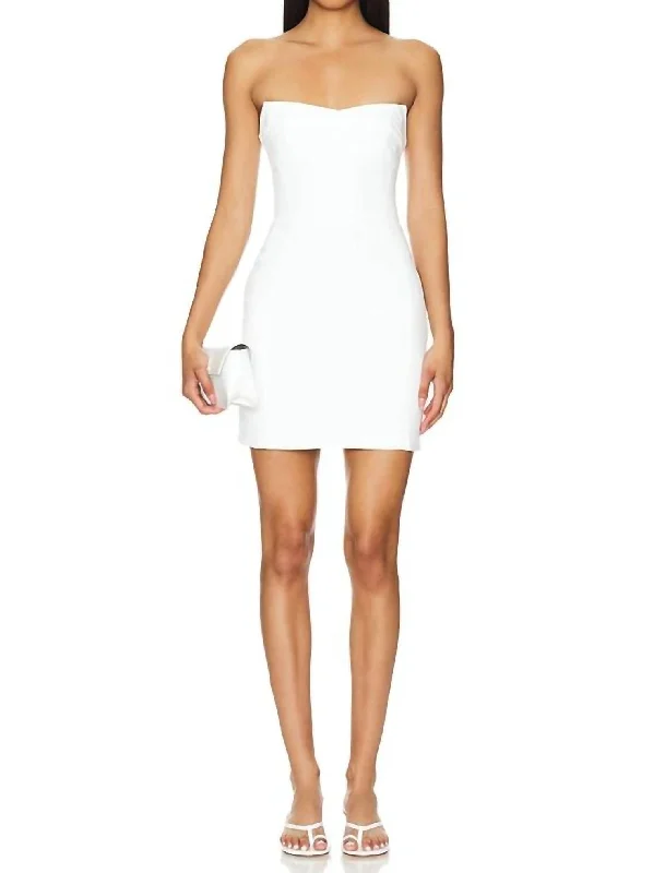 Act Now Ivy Mini Dress In Ivory