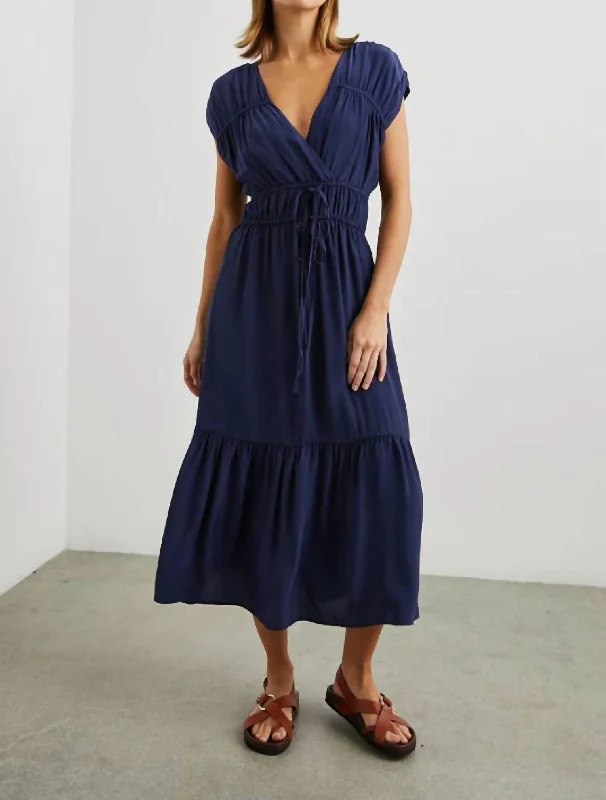Discount Days Aletta Dress In Admiral Blue