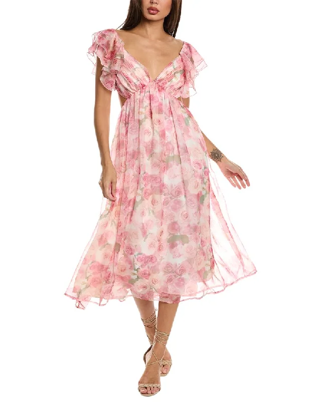 The Best Prices RACHEL Rachel Roy Chiffon Midi Dress