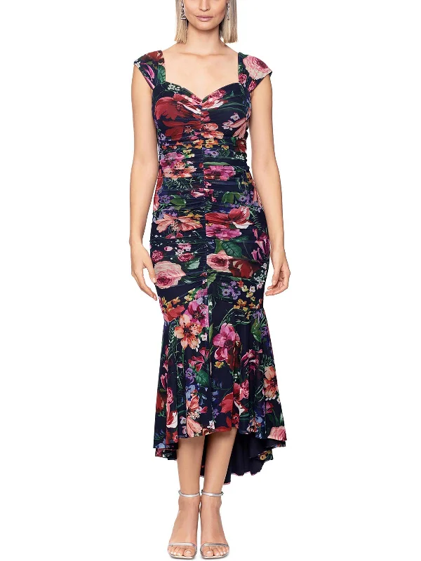 Buy Now Womens Floral Print Polyester Maxi Dress