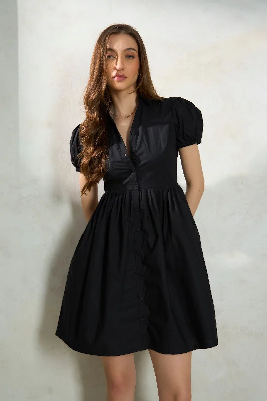 Super Sale Ruth|Cotton Fit & Flare Dress