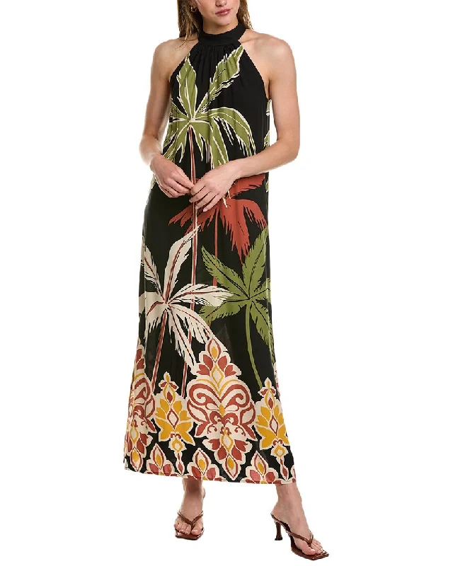 Savings Bonanza Vince Camuto Halter Sleeveless Maxi Dress