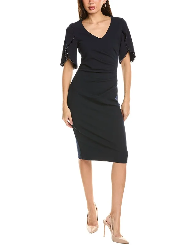 Clearance Items Joseph Ribkoff Pleated Sheath Dress
