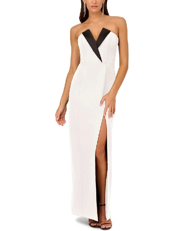 Limited Quantity Liv Foster Stretch Crepe Column Gown