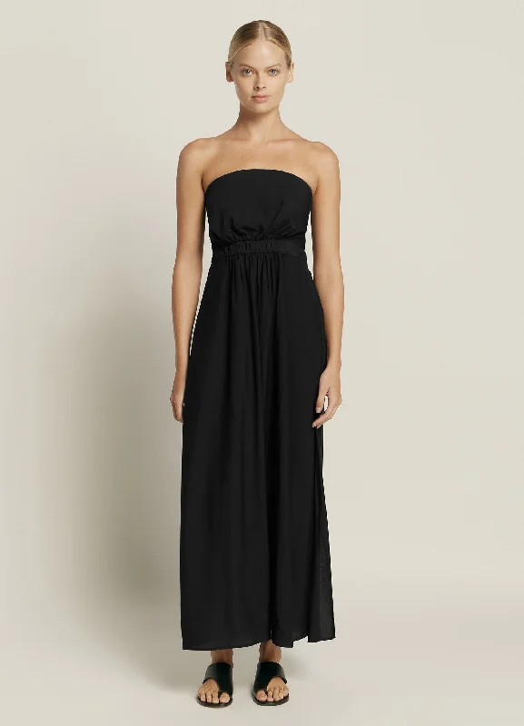 Great Deals Casa Lucia Bandeau Maxi Dress - Black