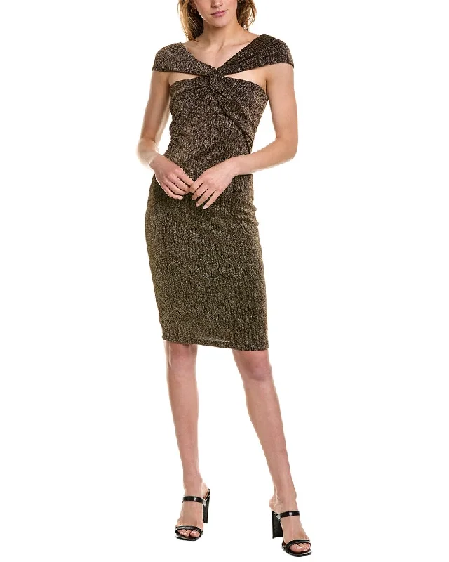 Bargain Bin Black Halo Delahart Sheath Dress