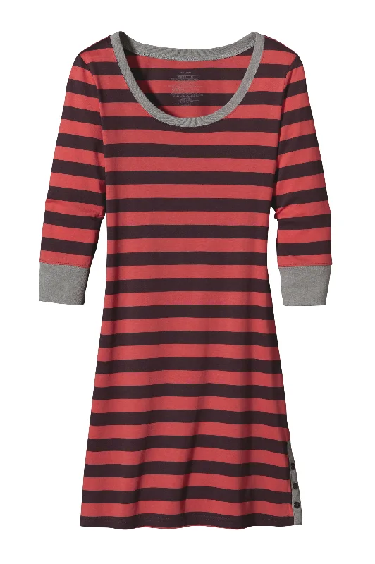 Clearance Event W's 3/4-Sleeved Au Bateau Dress