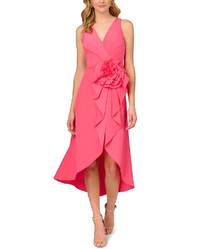Super Savings Aidan Mattox Stretch Taffeta Midi Dress