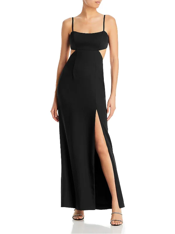 Now or Never Womens High Slit Long Evening Dress