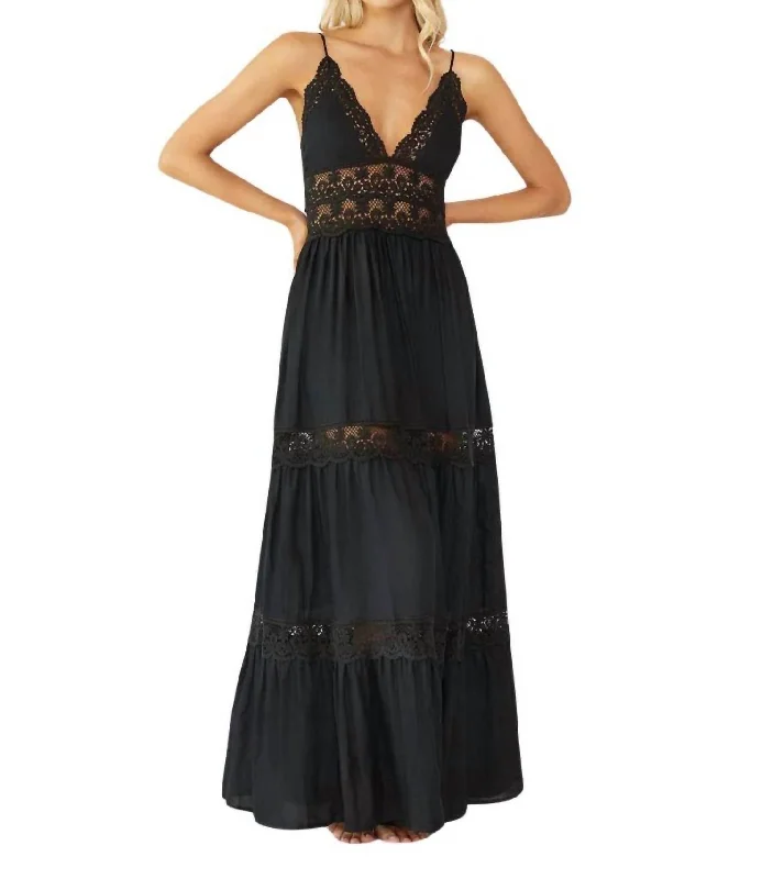 Special Savings Shea Long Maxi Dress In Midnight