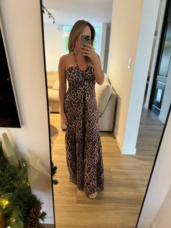Super Bargain Leopard Maxi Dress