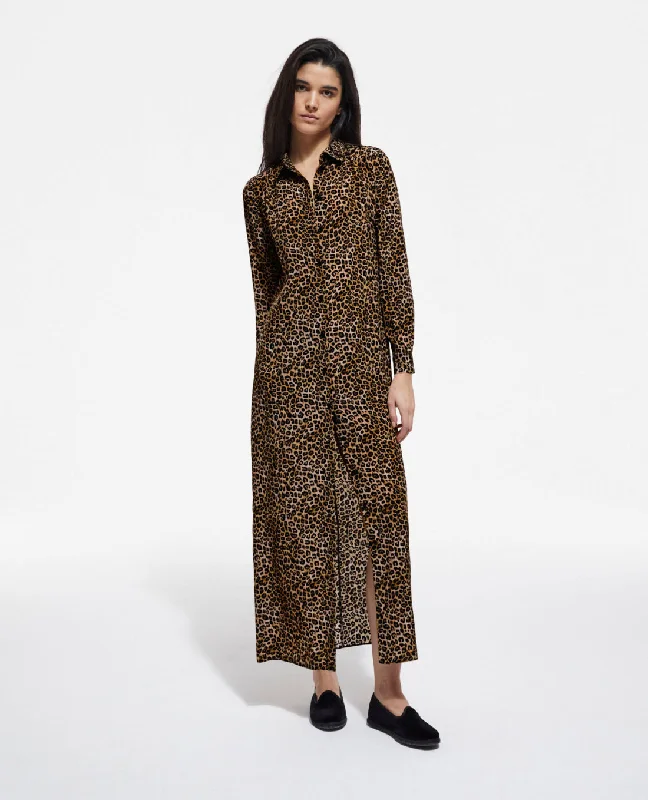 Lowest Prices Long Print Silk Dress
