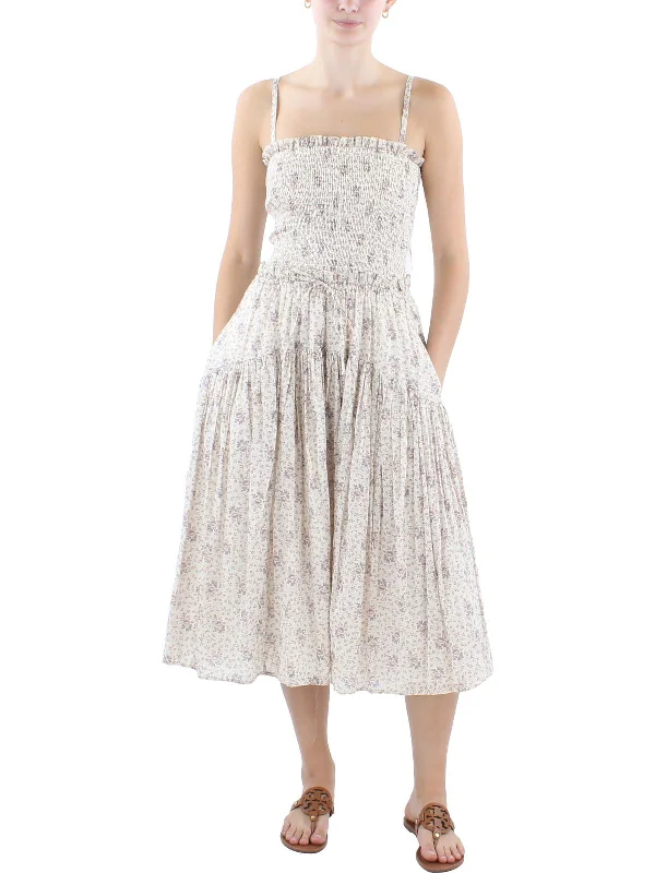 Exclusive Savings Womens Floral Cotton Sundress