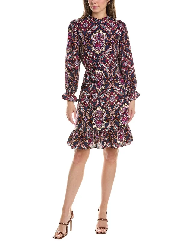 Year-End Sale Maggy London Ruffle Shift Dress