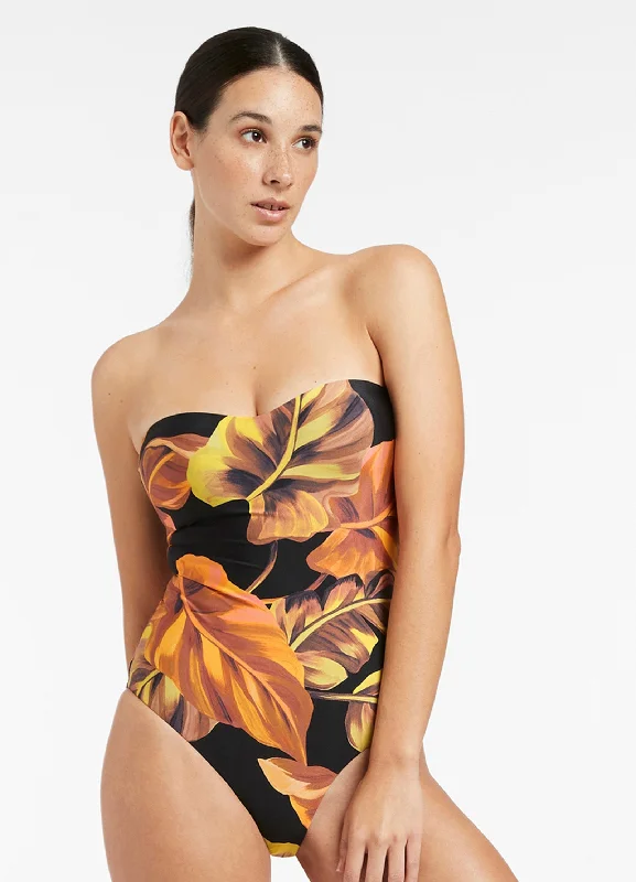 Exclusive Online Offer Palmas Bandeau One Piece - Black
