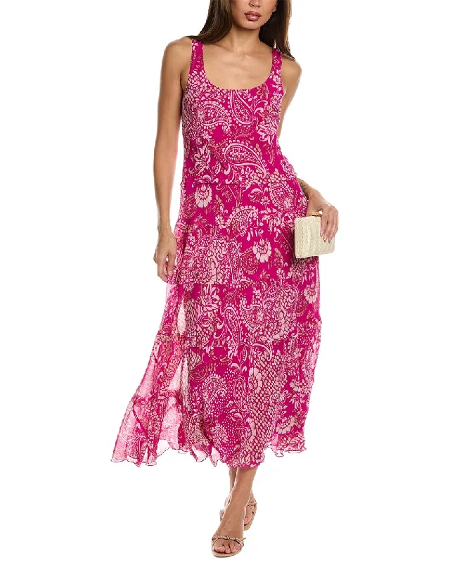 Limited Availability Jones New York Multi Tier Maxi Dress