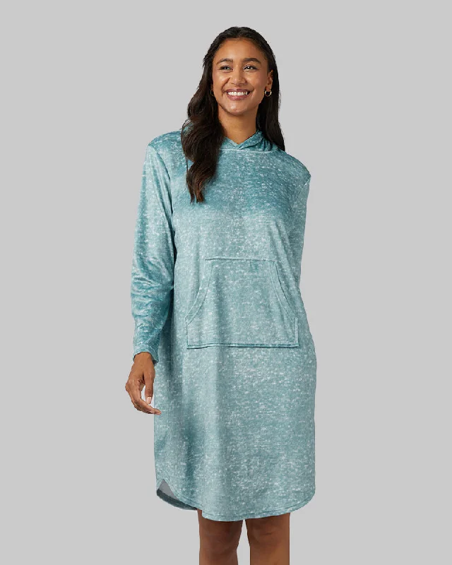 Price Meltdown WOMEN'S PLUSH LONG LOUNGE HOODIE