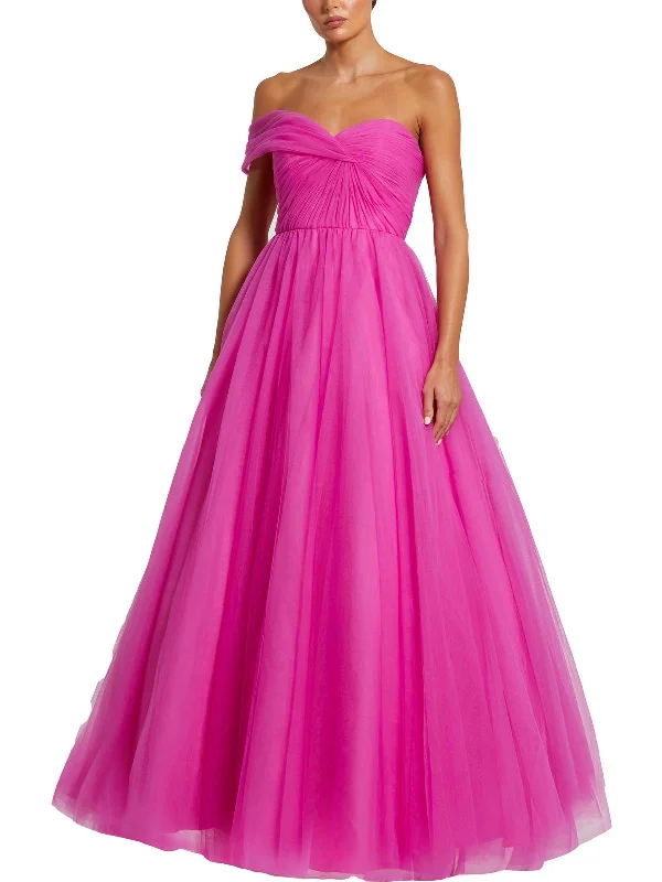 Super Deal Womens One Shoudler Formal Evening Dress