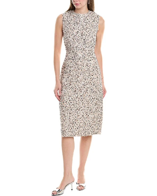 Price Smash St. John Tweed Midi Dress