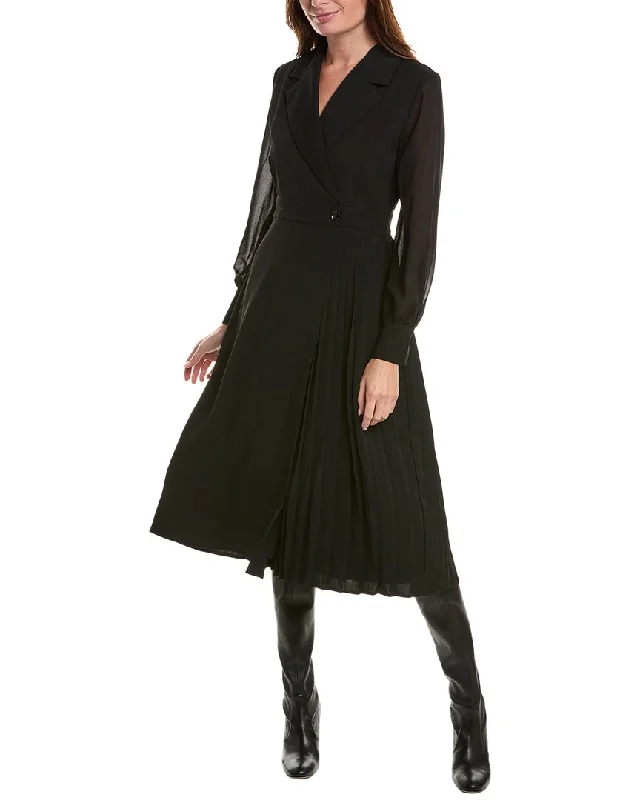 Special Buy Gracia Pleated Panel Wrap Dress