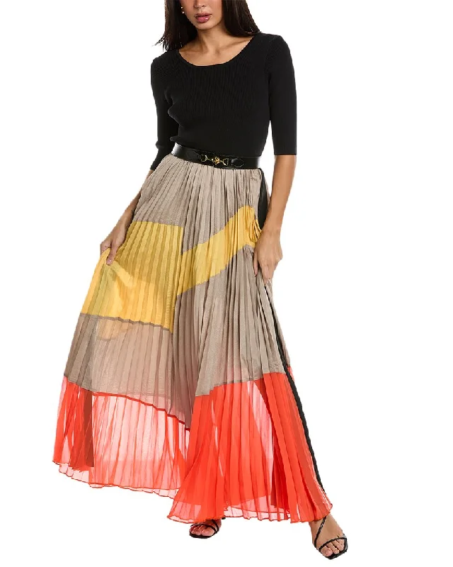 Weekend Flash Sale Gracia Colorblocked Maxi Dress