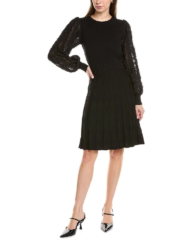 Savings Galore Nanette Nanette Lepore Chiffon Sleeve Sweaterdress