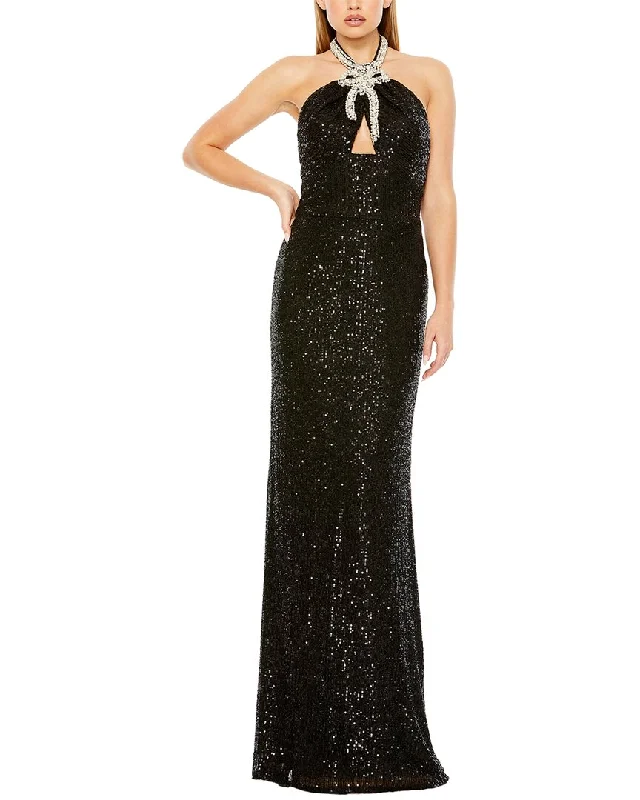 Deep Discounts Mac Duggal Column Gown