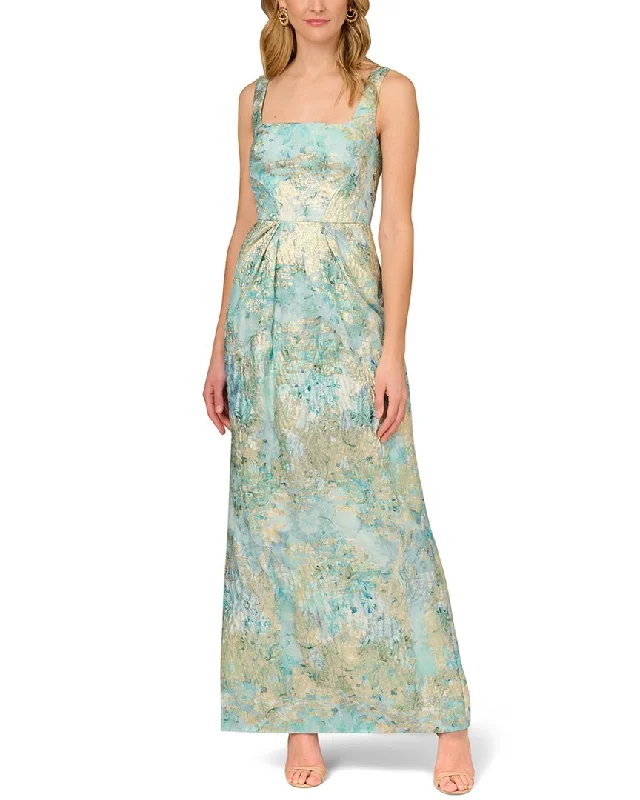 Today’s Special Aidan Mattox Printed Jacquard Gown