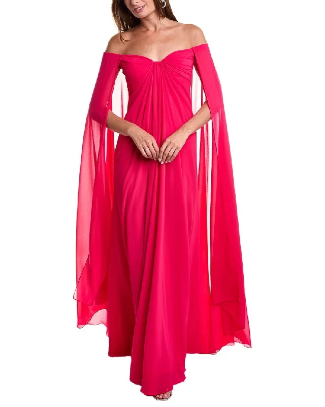 Holiday Sale Teri Jon by Rickie Freeman Chiffon Gown