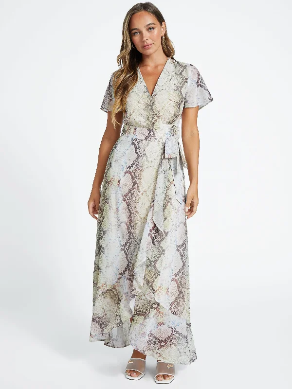 Markdown Madness Maddie Printed Maxi Dress