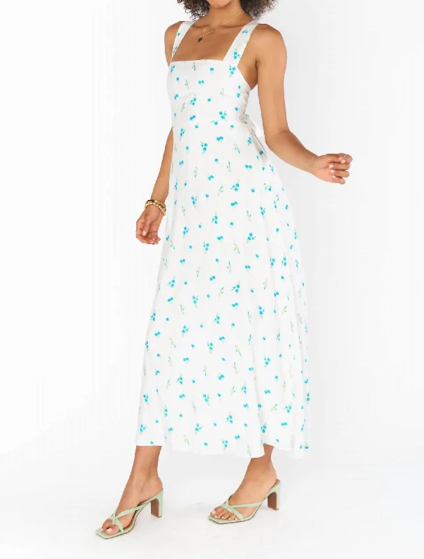 Closeout Marmont Midi Dress In Bluebell Ditsy