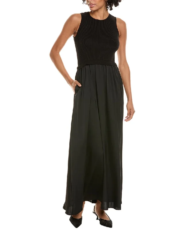 While Supplies Last Taylor Satin Skirt Sweaterdress