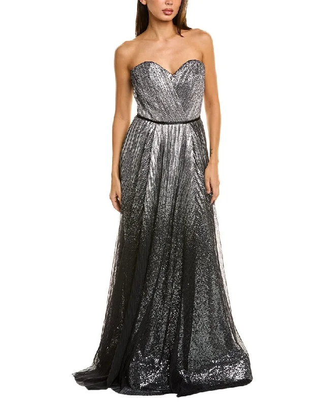 New Markdowns Rene Ruiz Strapless Satin Mermaid Gown