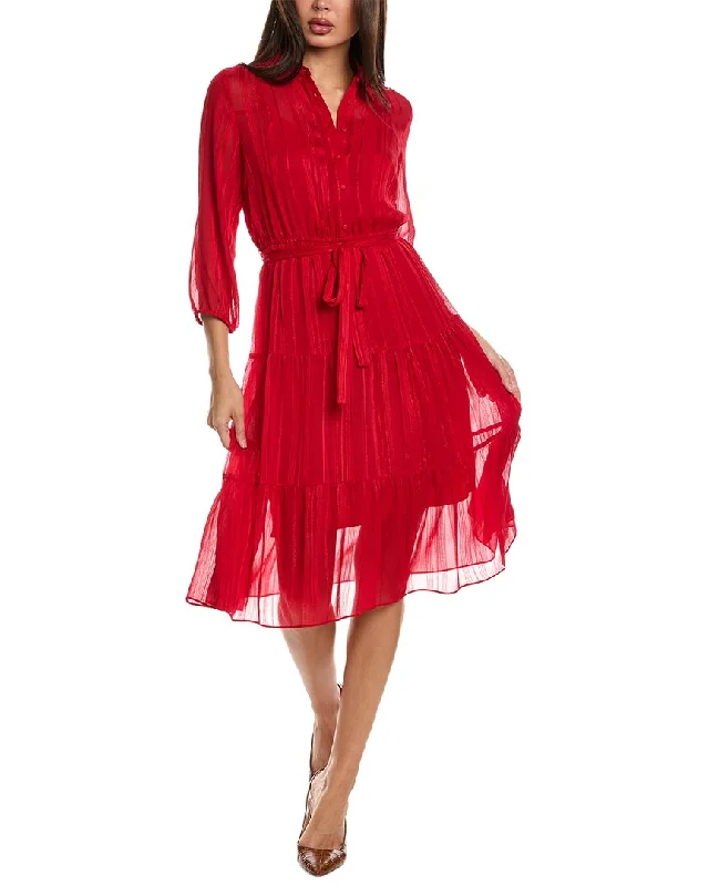 Limited Availability Nanette Nanette Lepore Tiered Shirtdress
