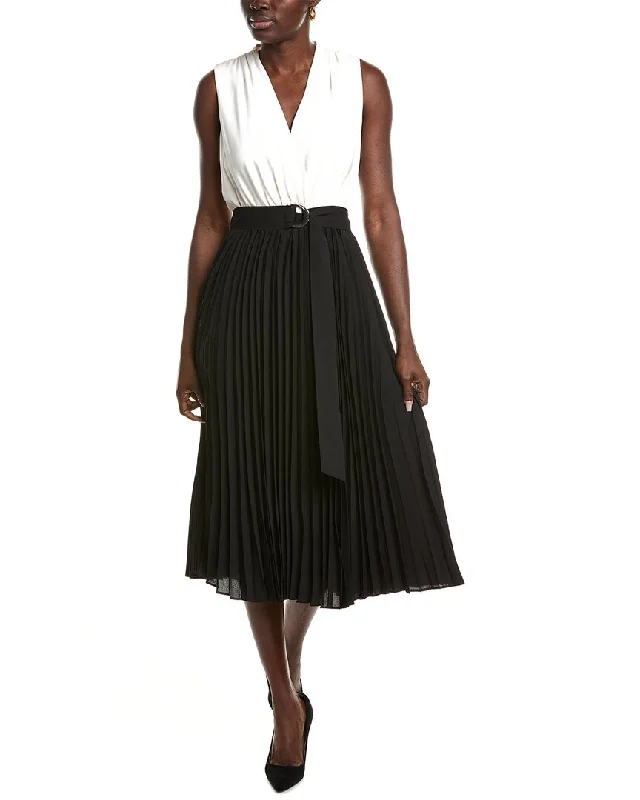 Final Sale Anne Klein Pleated Midi Dress