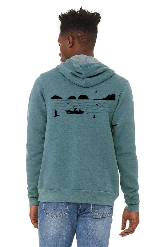 Heather Deep Teal 60/40 Blend