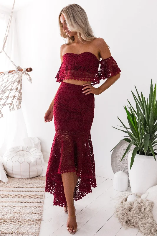 Discount Deals Celine Set - Burgundy