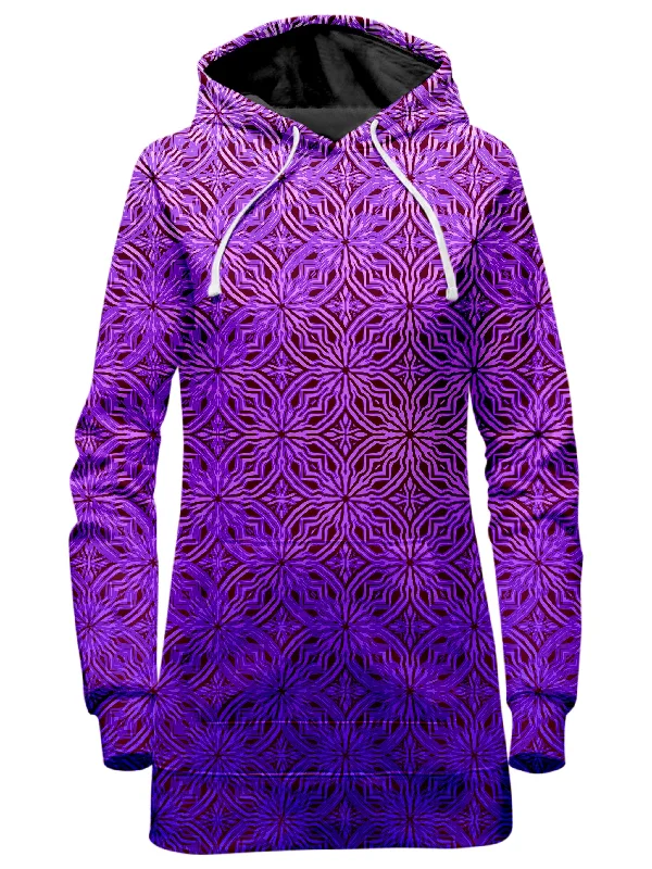 Special Savings Psy Mosik Magenta Hoodie Dress